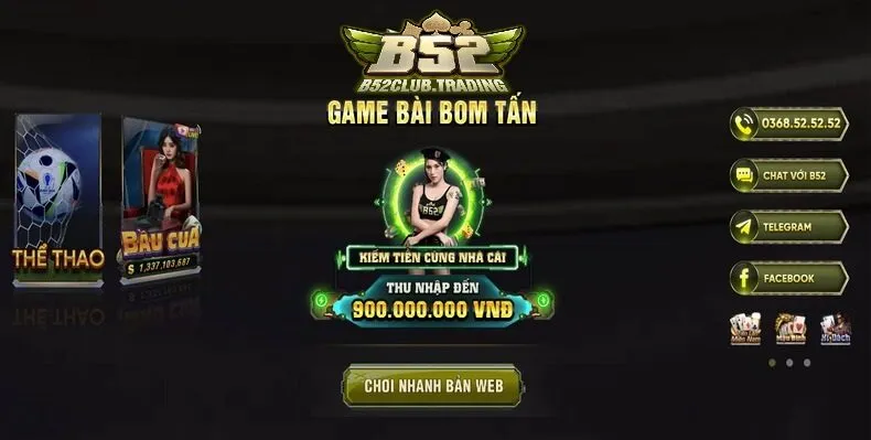 cac chuong trinh khuyen mai b52 club Các chương trình khuyến mãi B52 Club