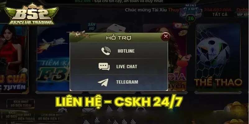 cac hinh thuc lien he b52 club Các hình thức liên hệ B52 Club