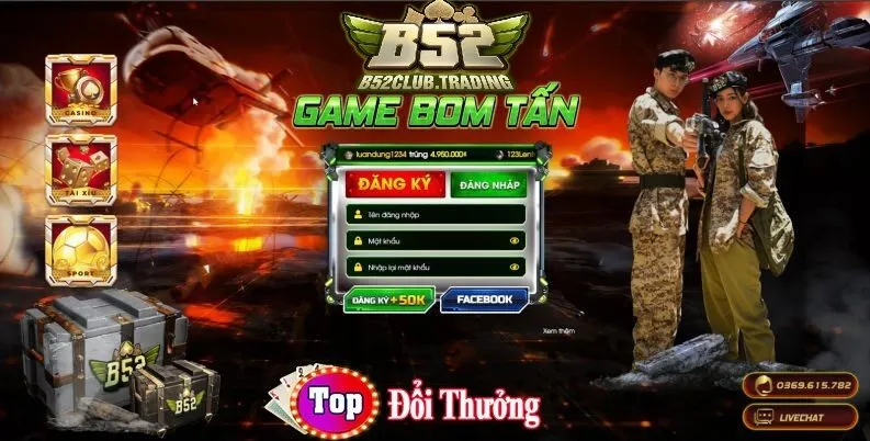 gioi thieu chung ve b52 club Giới thiệu chung về B52 Club